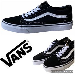 NWT VANS Old Skool•Black/White•Men 8/Women…